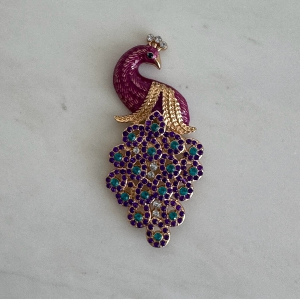 New! Peacock Magnet